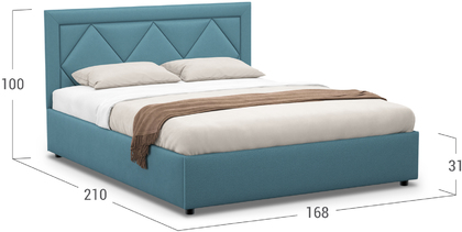 Кровать двуспальная Elaina 160х200 Модель 1223