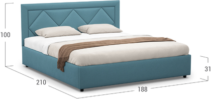 Кровать двуспальная Elaina 180х200 Модель 1223