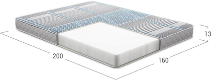 Optimum Flex Sport BLUE 425B матрас 160x200