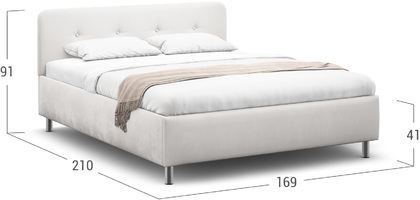 Кровать двуспальная Clarissa 160х200 Модель 1232