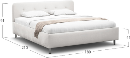 Кровать двуспальная Clarissa 180х200 Модель 1232