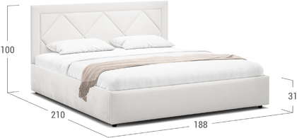 Кровать двуспальная Elaina 180х200 Модель 1223