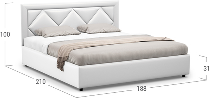 Кровать двуспальная Elaina 180х200 Модель 1223