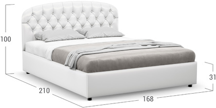 Кровать двуспальная Viana 160х200 Модель 1227