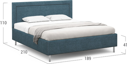 Кровать двуспальная MOON FAMILY 1228 160х200