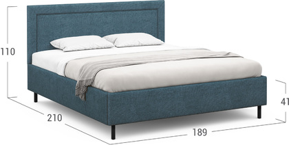 Кровать двуспальная MOON FAMILY 1228 180х200
