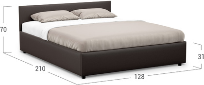 Кровать двуспальная MOON FAMILY 1220 120х200