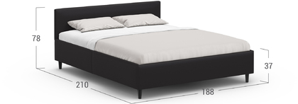 Кровать двуспальная MOON FAMILY 1250 180х200