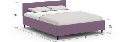 Кровать двуспальная MOON FAMILY 1250 180х200