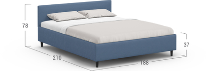 Кровать двуспальная MOON FAMILY 1250 180х200