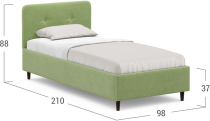 Кровать двуспальная MOON FAMILY 1253 90х200