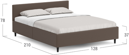 Кровать двуспальная MOON FAMILY 1250 120х200