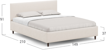 Кровать двуспальная MOON FAMILY 1259 140х200