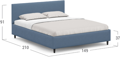 Кровать двуспальная MOON FAMILY 1259 140х200
