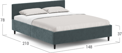 Кровать двуспальная MOON FAMILY 1250 140х200