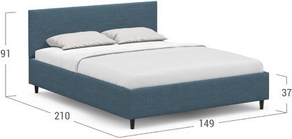 Кровать двуспальная MOON FAMILY 1259 140х200