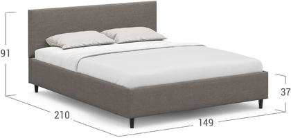 Кровать двуспальная MOON FAMILY 1259 140х200